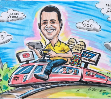 Caricature canvas kiril man15 360x320