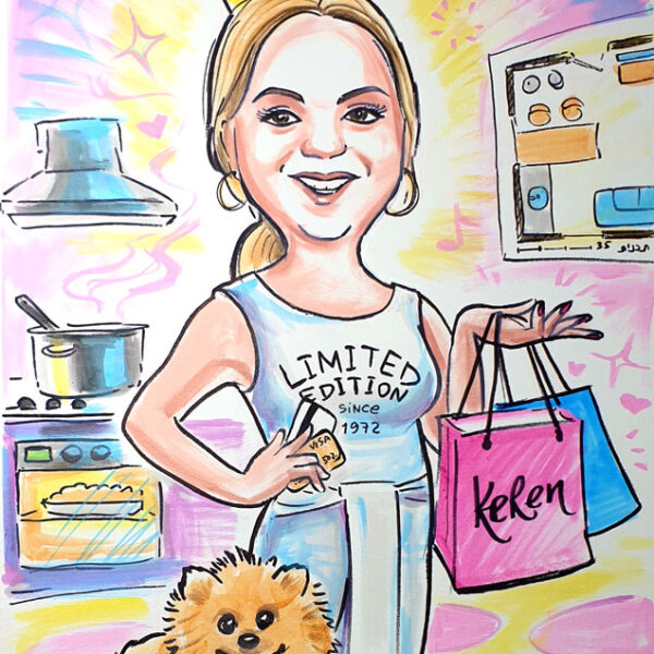 תמונה עם קריקטורה לפי צילום