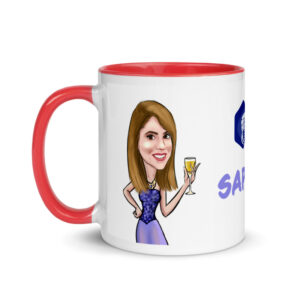 Mug template woman 3 red kiril 300x300